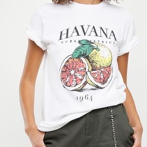 NWT Missguided Havana Jersey T-Shirt